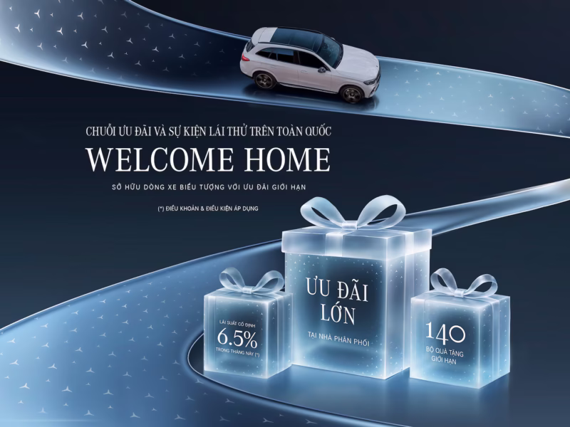 sự kiện lái thử trên toàn quốc Welcome Home mercedes